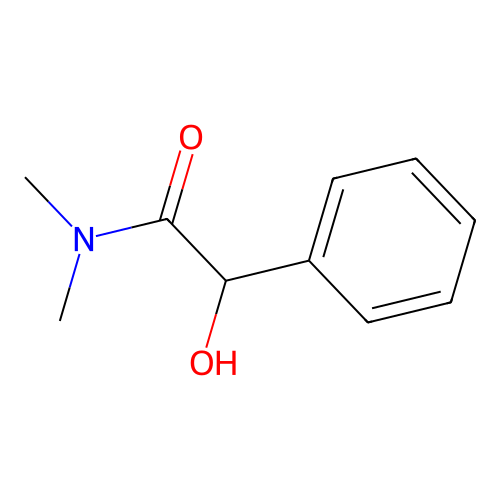 2-Hydroxy-N,N-dimethyl-2-phenylacetamide structure