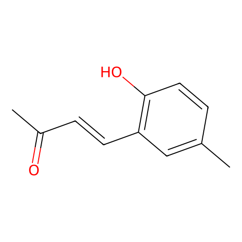 4-(2-Hydroxy-5-methylphenyl)but-3-en-2-one structure