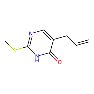 2-(Methylsulfanyl)-5-(prop-2-en-1-yl)pyrimidin-4(3H)-one structure