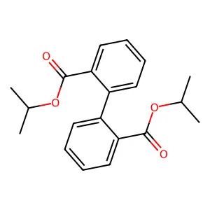 Dipropan-2-yl [1,1'-biphenyl]-2,2'-dicarboxylate structure