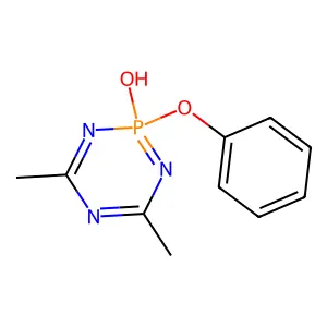 4,6-dimethyl-2-phenoxy-5H-1,3,5,2lambda5-triazaphosphinine 2-oxide structure