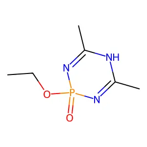 2-ethoxy-4,6-dimethyl-5H-1,3,5,2lambda5-triazaphosphinine 2-oxide structure