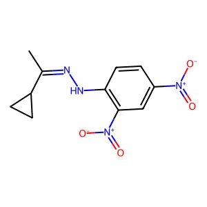 1-(1-Cyclopropylethylidene)-2-(2,4-dinitrophenyl)hydrazine structure