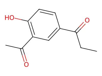 1-Propanone, 1-(3-acetyl-4-hydroxyphenyl)- structure