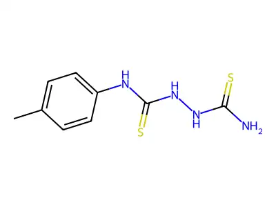 1,2-Hydrazinedicarbothioamide, N-(4-methylphenyl)- structure