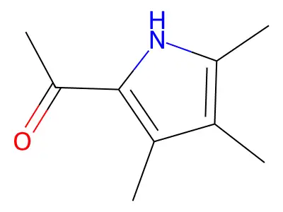 3,4,5-Trimethyl-2-acetylpyrrole structure
