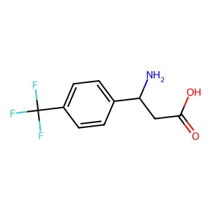 (R)-3-Amino-3-(4-trifluoromethyl-phenyl)-propionic acid structure