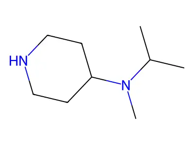 N-methyl-1-(propan-2-yl)piperidin-4-amine structure