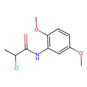 2-chloro-N-(2,5-dimethoxyphenyl)propanamide structure