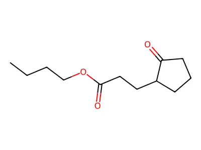Butyl 3-(2-oxocyclopentyl)propanoate structure