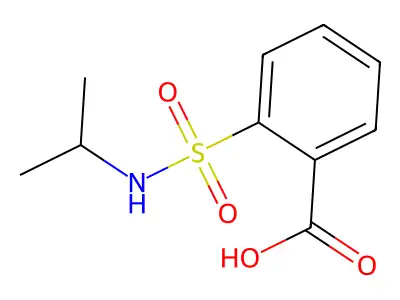 2-[(Propan-2-yl)sulfamoyl]benzoic acid structure