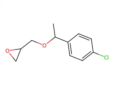 2-{[1-(4-Chlorophenyl)ethoxy]methyl}oxirane structure