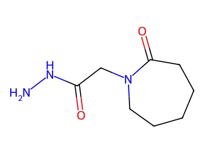 2-(2-Oxoazepan-1-yl)acetohydrazide structure