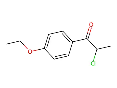 2-Chloro-1-(4-ethoxyphenyl)propan-1-one structure