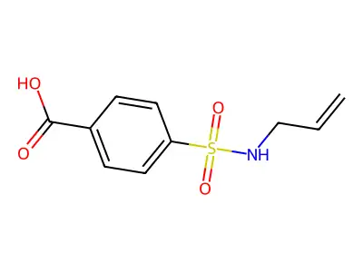 4-[(Prop-2-en-1-yl)sulfamoyl]benzoic acid structure