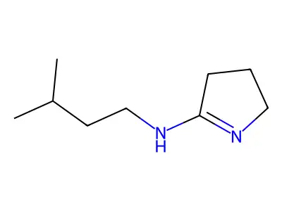 N-Isopentyl-3,4-dihydro-2H-pyrrol-5-amine structure