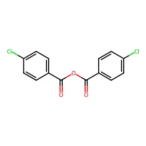 Bis(4-chlorobenzoic) anhydride structure