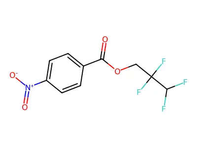 2,2,3,3-Tetrafluoro-1-propanol p-nitrobenzoate structure