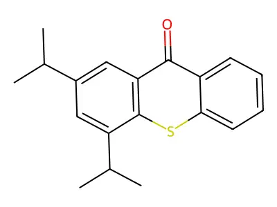 2,4-Bis(isopropyl)-9H-thioxanthen-9-one structure