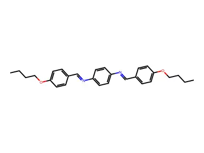 N,N'-Bis-(4-butoxy-benzylidene)-benzene-1,4-diamine structure