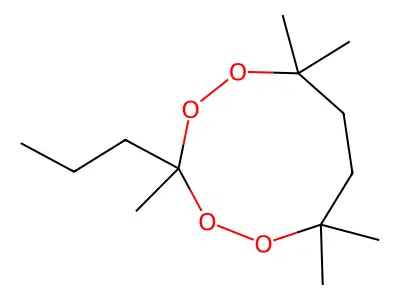 2-[(2R)-2-hydroperoxypentan-2-yl]peroxy-2,5-dimethylhexane structure