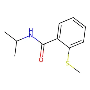 N-isopropyl-2-(methylthio)benzamide structure