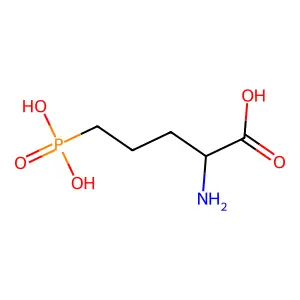 (R)-2-Amino-5-phosphonopentanoic acid structure