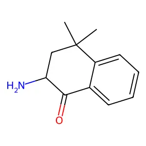 2-Amino-4,4-dimethyl-1,2,3,4-tetrahydronaphthalen-1-one structure