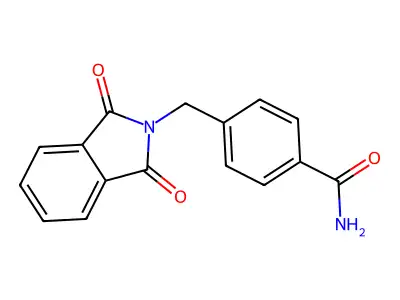 4-[(1,3-Dioxoisoindol-2-yl)methyl]benzamide structure