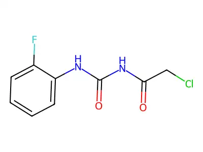 3-(2-Chloroacetyl)-1-(2-fluorophenyl)urea structure