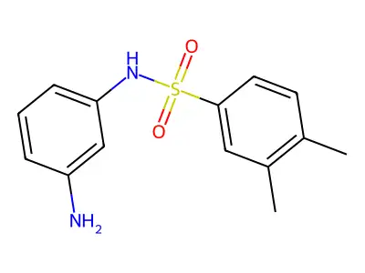 N-(3-aminophenyl)-3,4-dimethylbenzenesulfonamide structure