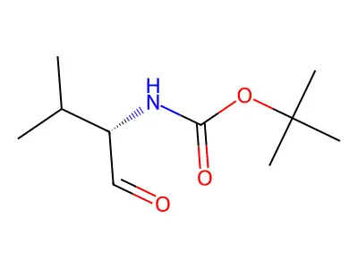 Tert-butyl 3-methyl-1-oxobutan-2-ylcarbamate structure