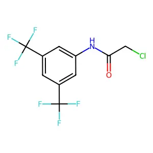 N-[3,5-Bis(trifluoromethyl)phenyl]-2-chloroacetamide structure