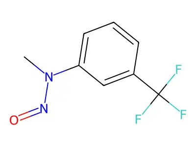 Benzenamine, N-methyl-N-nitroso-3-(trifluoromethyl)- structure