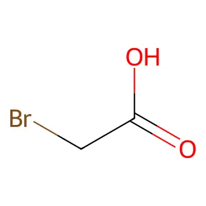 溴乙酸 structure