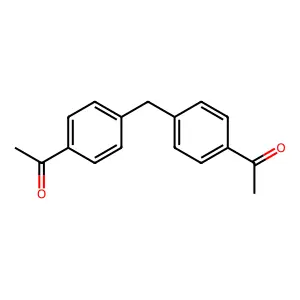 二(4-乙酰基苯基)甲烷 structure