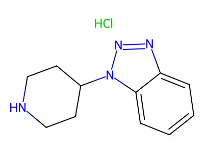 1-(4-Piperidyl)-1H-1,2,3-benzotriazole hydrochloride structure
