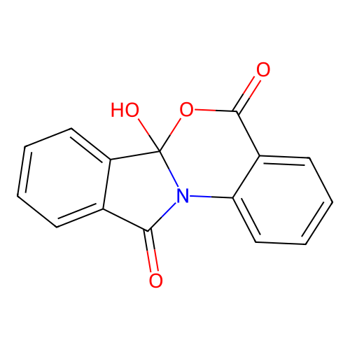 6a-hydroxy-5H-isoindolo[2,1-a][3,1]benzoxazine-5,11(6aH)-dione structure