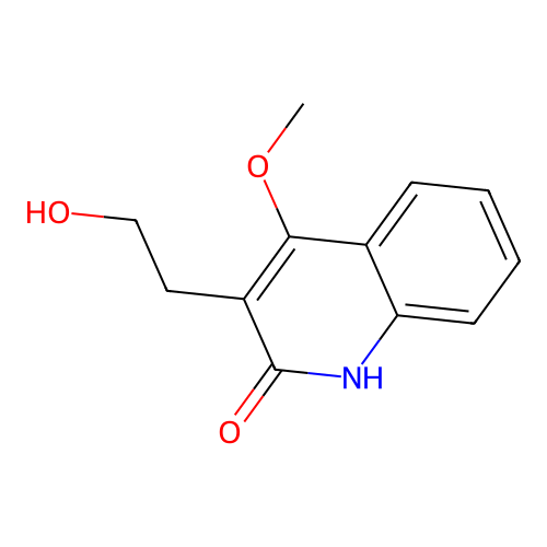 1,2-Dihydro-3-(2-hydroxyethyl)-4-methoxy-2-oxoquinoline structure
