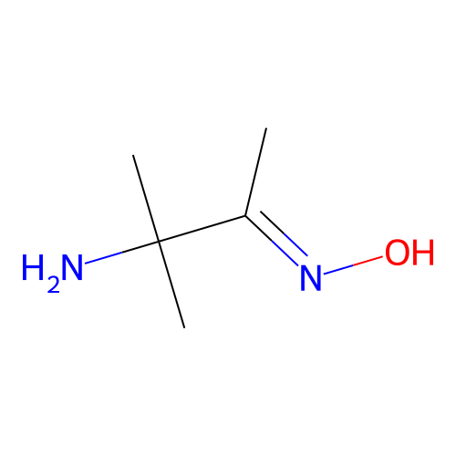 3-Amino-3-methylbutan-2-one oxime structure