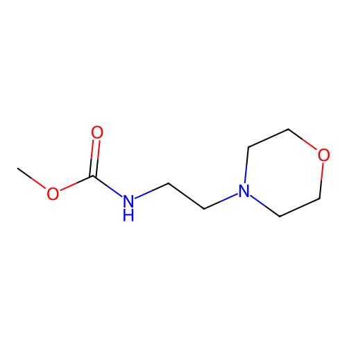 methyl N-(2-morpholin-4-ylethyl)carbamate structure