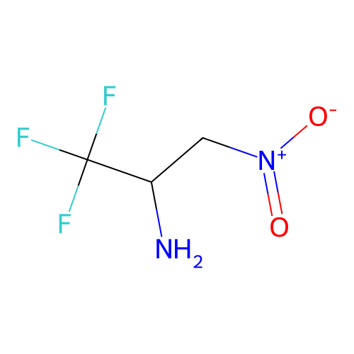 Propane, 2-amino-1-nitro-3,3,3-trifluoro- structure