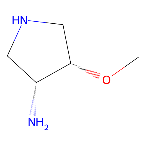 (3R,4S)-4-methoxypyrrolidin-3-amine structure