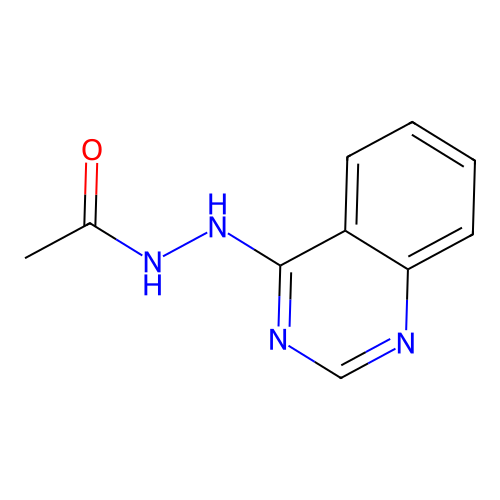 N'-(4-quinazolinyl)acetohydrazide structure