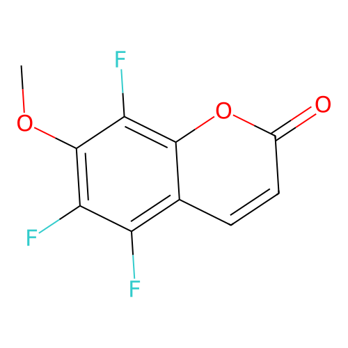 5,6,8-trifluoro-7-methoxy-2H-chromen-2-one structure