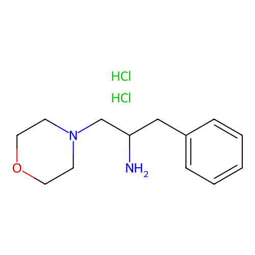 1-Morpholino-3-phenylpropan-2-amine Dihydrochloride structure