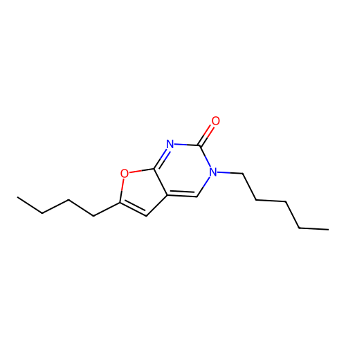 6-Butyl-3-pentyl-furo[2,3-d]pyrimidin-2-one structure