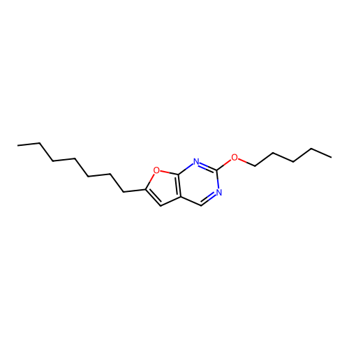 6-Heptyl-2-pentoxy-furo[2,3-d]pyrimidine structure