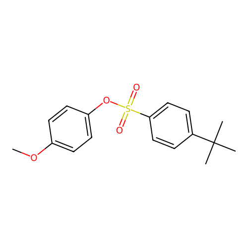 4-Methoxyphenyl 4-tert-butylbenzenesulfonate structure