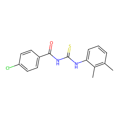 4-chloro-N-[(2,3-dimethylphenyl)carbamothioyl]benzamide structure